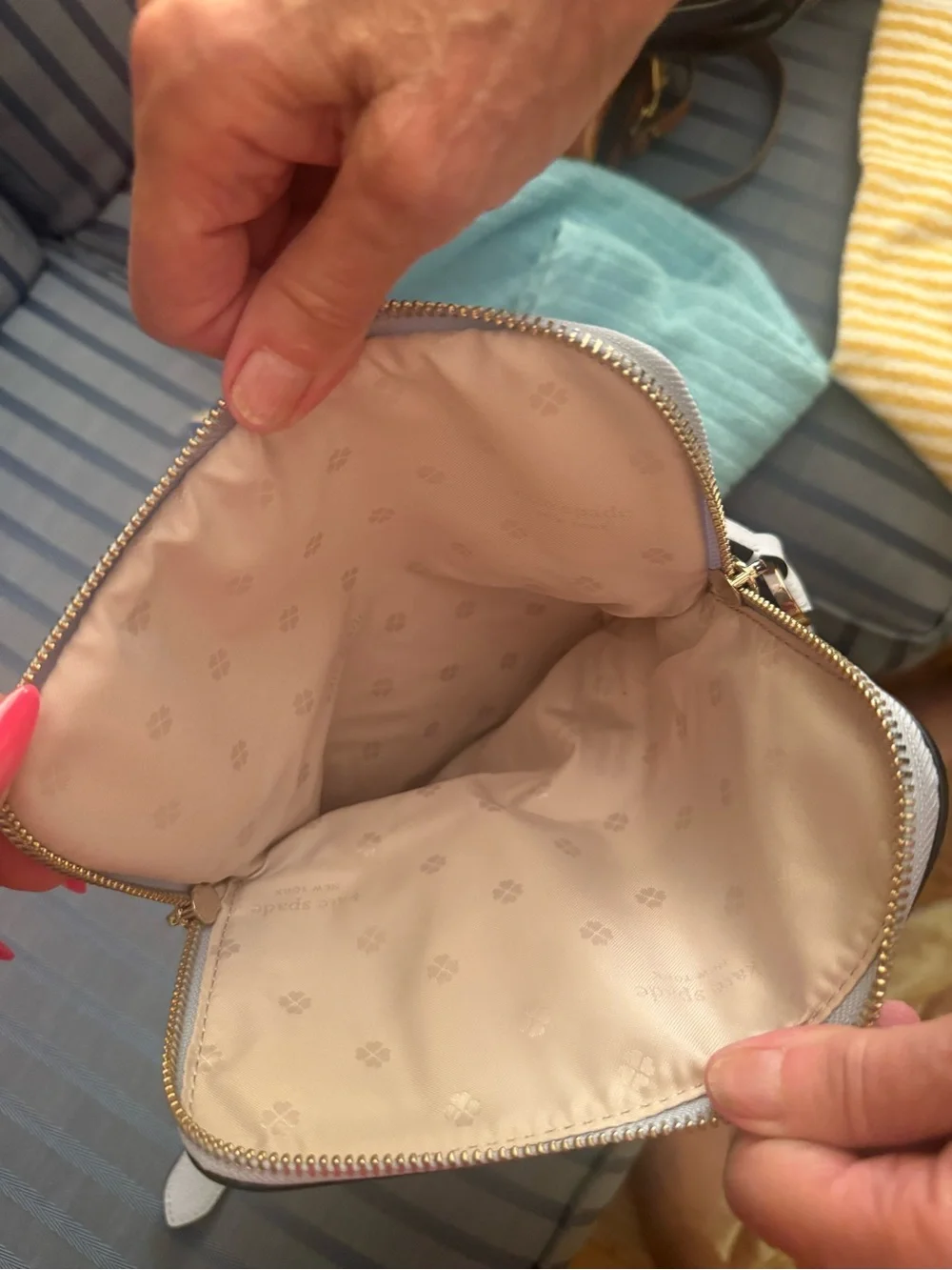 kate spade structured pebbled
